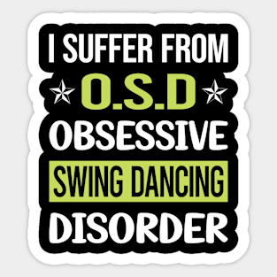 Obsessive Love Swing Dancing Dance Sticker